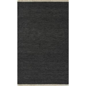 Cove Charcoal 10 ft. x 14 ft. Washable Area Rug