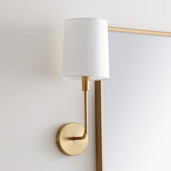 Jaxson 1-Light Brass Gold Indoor Sconce