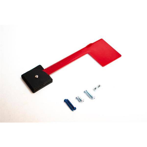 RetroFit Red Plastic Universal Mailbox Flag with Mounting Hardware