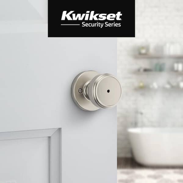 Maven Satin Nickel Bed/Bath Round Door Knob