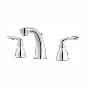 Avalon 8 in. Widespread 2-Handle Bathroom Faucet in Polished Chrome