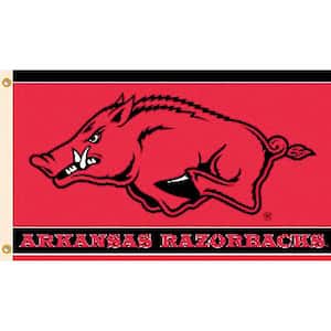 NCAA University of Arkansas 3 ft. x 5 ft. Collegiate 2-Sided Flag with Grommets
