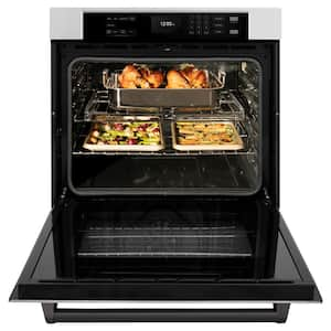 Autograph Edition 30 in. Electric Wall Oven with Convection in Fingerprint Resistant Stainless Steel and Black Matte