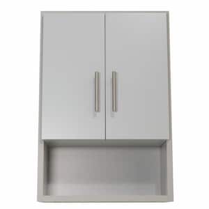 Slab 18 in. W x 8.5 in. D x 26 in. H Simplicity Wall Cabinet/Toilet Topper/Over the John in Dewy Morning