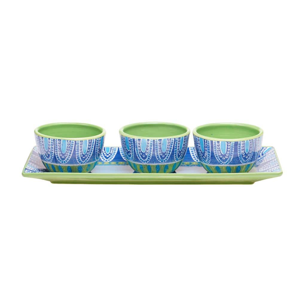 UPC 730384630660 product image for Certified International The Tapas Collection 4-Piece Serving Set, Multicolor | upcitemdb.com