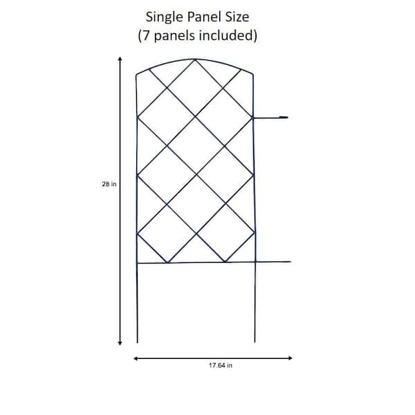 Steel Garden Folding Fence, Folding Garden Fence Panels