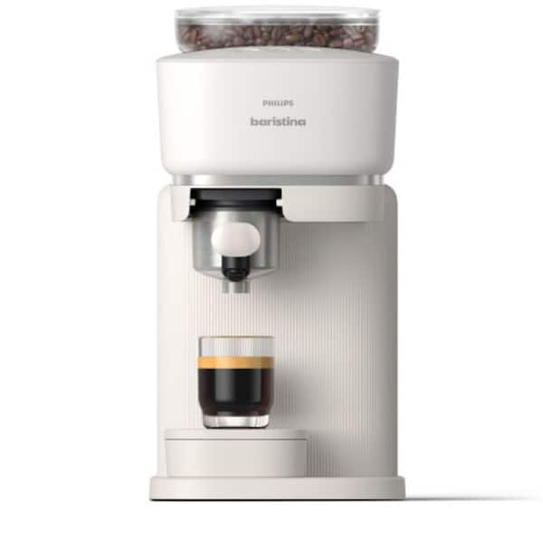 1 Cup Baristina Automatic Espresso Machine, Milky White