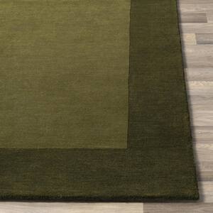 Foxcroft Olive 6 ft. x 6 ft. Indoor Square Area Rug