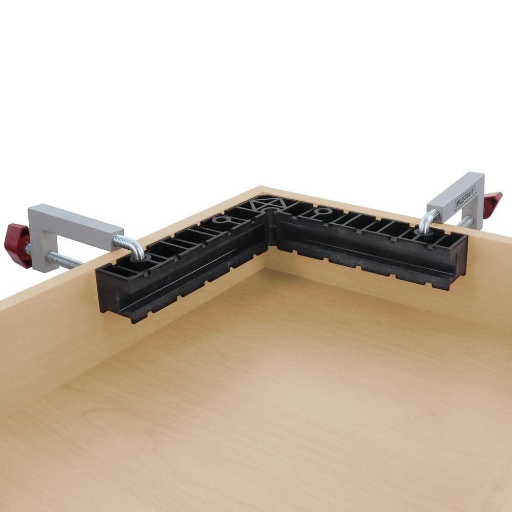 Milescraft 4012 Black and Red Right Angle Corner Clamp Kit
