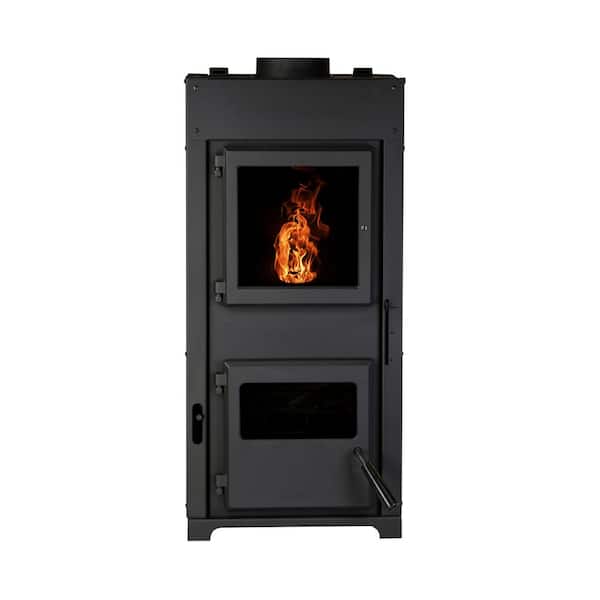 Unbranded 1800 sq. ft. 34,000 BTU Non-Electric Gravity Fed Pellet Stove