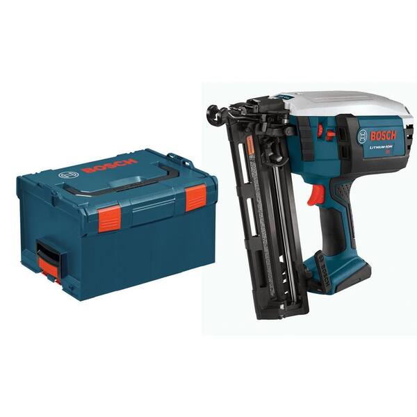 Bosch 18-Volt Lithium-Ion 16 Gal. Cordless Nailer with L-Boxx3