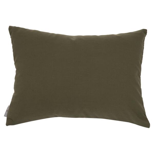 Moss green 2025 lumbar pillow