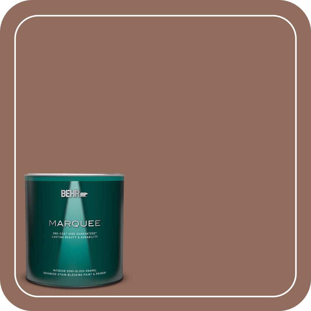 1 qt. #220F-6 Chocolate Curl Semi-Gloss Enamel Interior Paint & Primer price history on PriceWatchPro