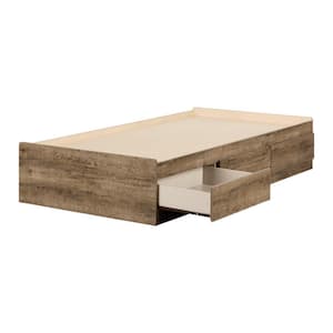 Munich Weathered Oak 40.5 in. Bed