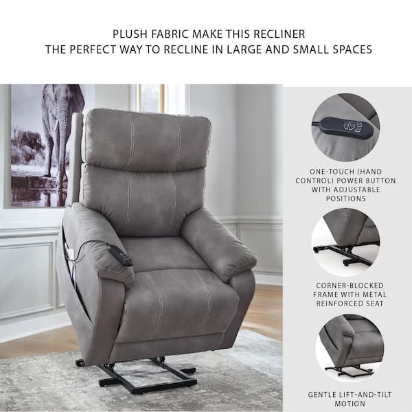 Signature DESIGN BY ASHLEY Next-Gen Durapella Gray Faux Leather