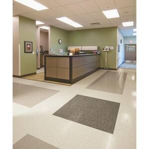 Imperial Texture VCT 12 in. x 12 in. x 3/32 in. Cottage Tan Standard Excelon Vinyl Tile (45 sq. ft. / case)
