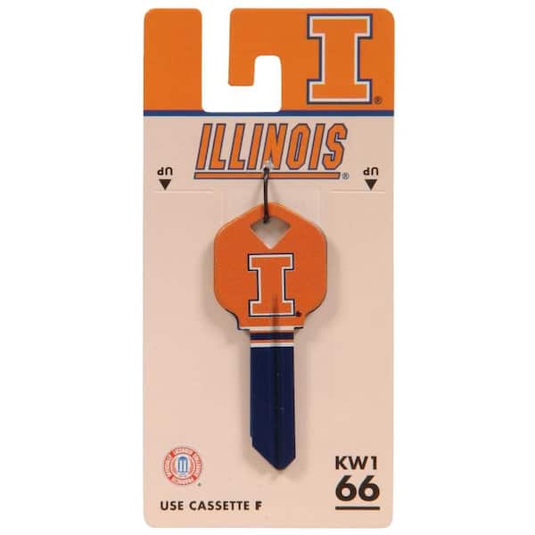 Hillman #68 NCAA University of Illinois Key Blank