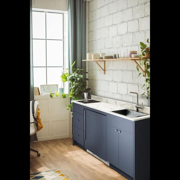 Summit Appliance 63 in. Compact Kitchen in Midnight Navy