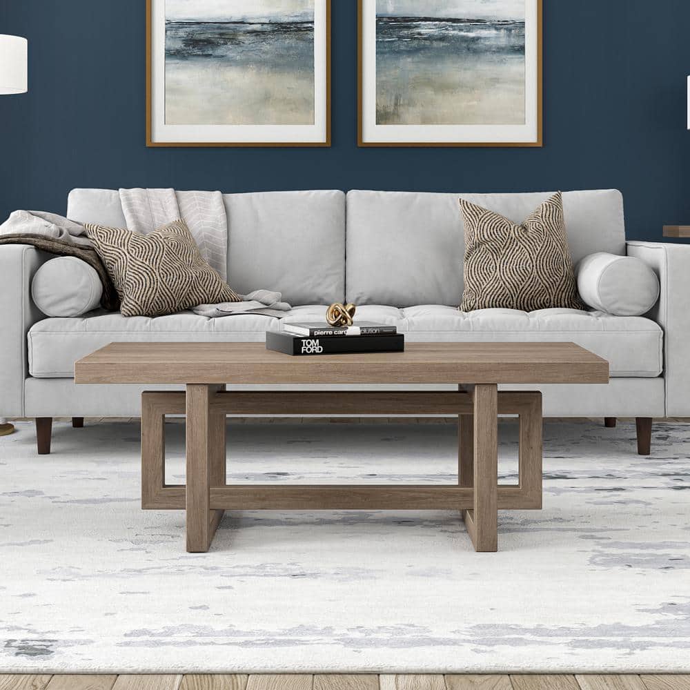 【Lrose】WTW　MARVERICKS COFFEE TABLE Lark Manor Weddel Basilico Coffee Table with Storage