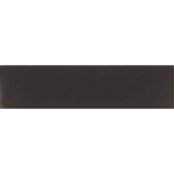 Apollo Tile Ash Gray 3 in. x 12 in. Matte Finished Glass Mosaic Tile Sample (0.25 sq. ft./Piece)