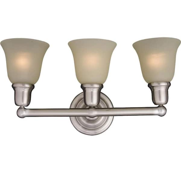 Maxim Lighting Bel Air 3-Light Satin Nickel Bath Vanity Light