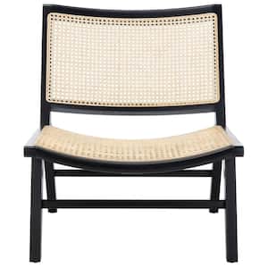 Auckland Black/Natural Accent Chair