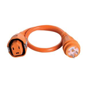 4 ft. 30 Amp Female Connector to 30 Amp Twist-Type Male Connector