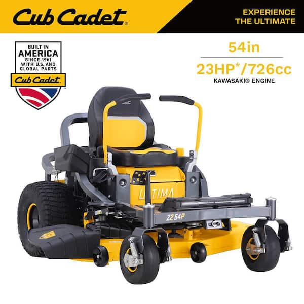 Ultima Z2 54in. Fabricated Deck 23HP V-Twin Kawasaki FR Series Engine Dual Hydro Drive Gas Zero Turn Riding Lawn Mower