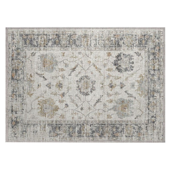 Chantille Machine Washable Indoor/Outdoor Abstract ACN1976 Ivory 2 ft. x 3 ft. Accent Rug