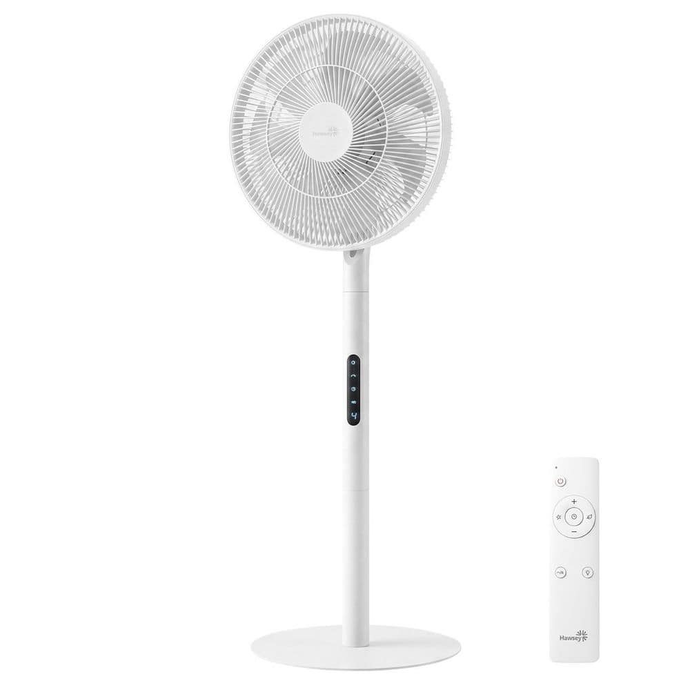12 in. 4 fan speeds Pedestal Fan in White with Remote Control and Quiet Operation price history on PriceWatchPro