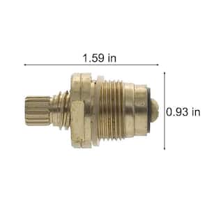 1C-7C Cold Stem for Central Brass Faucets in Brass