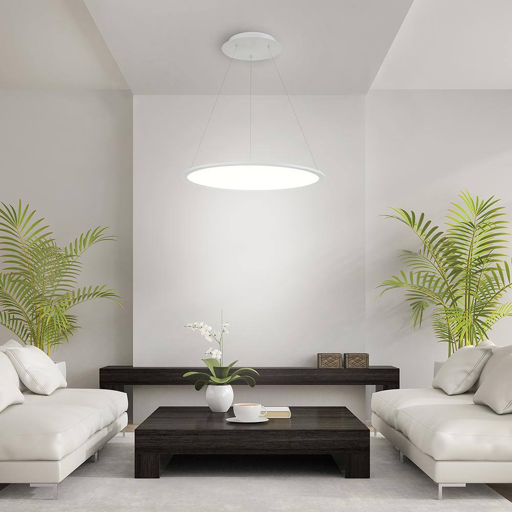 Titanium Glass LED Indoor/Outdoor Pendant Light