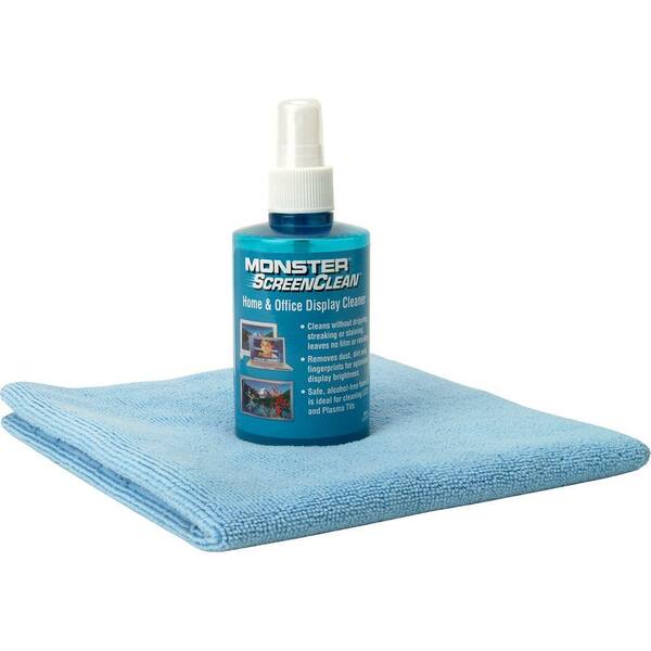 Monster Cable Ultimate Performance TV Cleaning Kit - Poly Bag with MicroFiber Cloth-DISCONTINUED