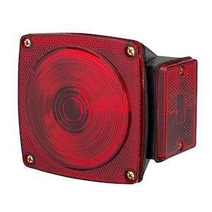 80 in. Under 6-Function Curbside Red Rear Trailer Light