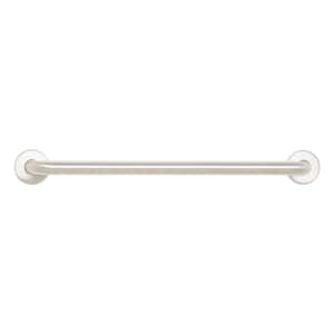 24 in. x 1-1/4 in. Dia Stainless Steel Wall Mount ADA Compliant Bathroom Shower Grab Bar in Satin