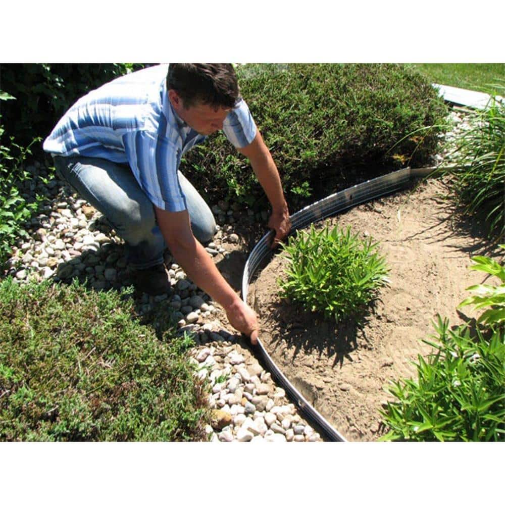 Bronze Aluminum Landscape Edging Kit, 24 ft.
