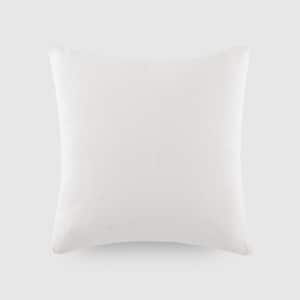 Whitewashed and Distressed Cotton 20 in. x 20 in. Décor Throw Pillow
