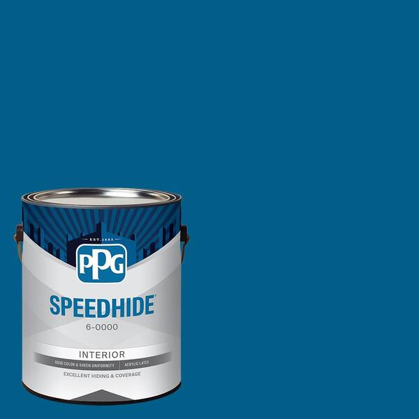 1 gal. PPG1157-7 Blue Flame Eggshell Interior Paint