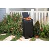 Baltimore Black Outdoor Trash Can - Keter