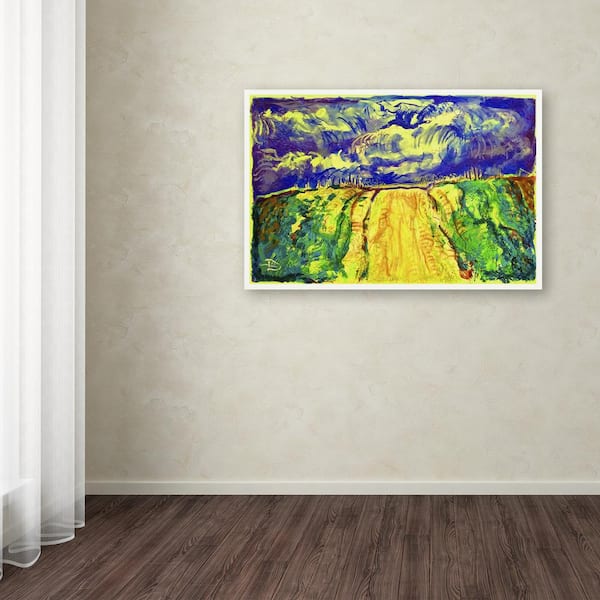 Trademark Fine Art 12 in. x 19 in. "Vincents Hill" by Lowell S.V. Devin Printed Canvas Wall Art