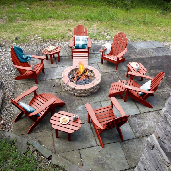 Rustic fire 2025 pit chairs