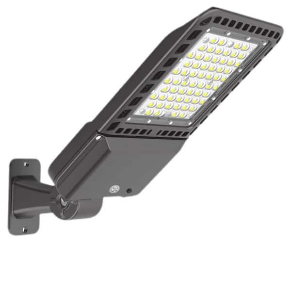 Honbei 1500-Watt Equivalent Integrated LED Bronze Weather Resistant, 300W LED Parking Lot Lights Outdoor, Slip fit Adjustable