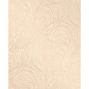 Andie Gold Swirl Paper Strippable Roll Wallpaper (Covers 56.4 sq. ft.)