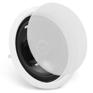 6.5 in. Bluetooth in Ceiling Speakers 150-Watt Flush Mount Ceiling and In-Wall Speaker with 8 Ω Impedance for Home