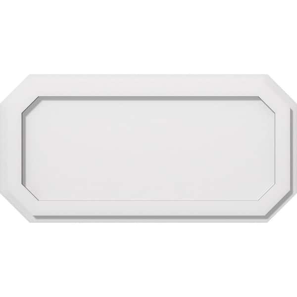 Ekena Millwork 1 in. P X 24 in. W X 12 in. H Emerald Architectural Grade PVC Contemporary Ceiling Medallion