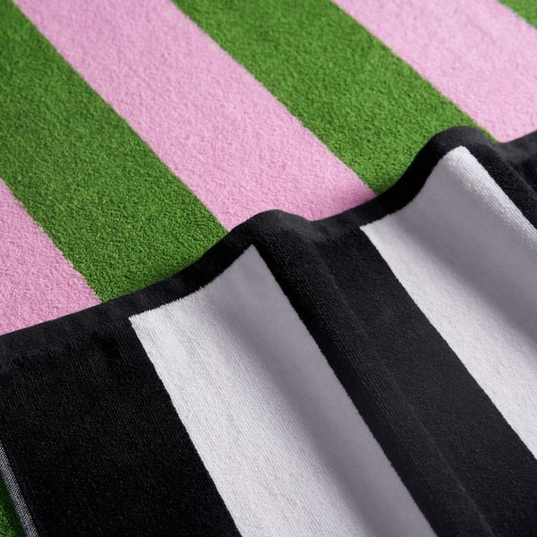 JUICY COUTURE Reversible Cabana Black/White to Pink/Green