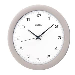 Seiko 13 in. Yori Pearl Office Wall Clock QXA787WLH - The Home Depot