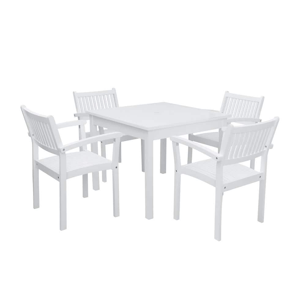 Bradley 5-Piece Wood Outdoor Dining Set price history on PriceWatchPro