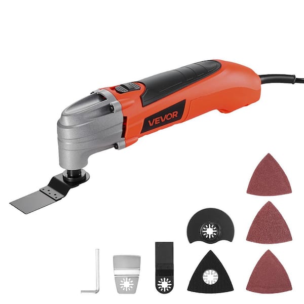 Oscillating Tool Multitool, 2.2A 22000 OPM Corded Multi Tool Kit, 2.8° Angle, 7PCS Accessories for Cutting Scraping