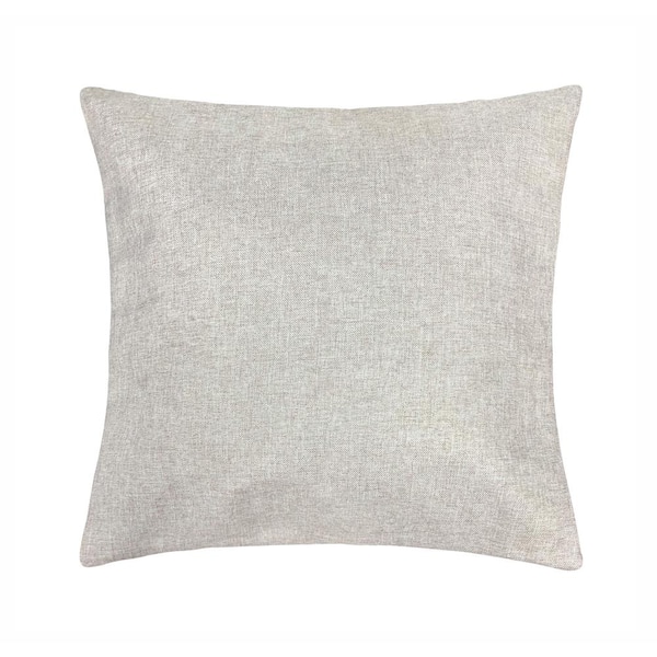 Harper Lane Mapleton Linen Faux Linen Decorative Pillow 18 in. x 18 in.